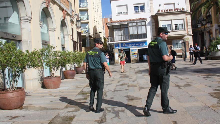 Dos dels agents de la Guàrdia Civil