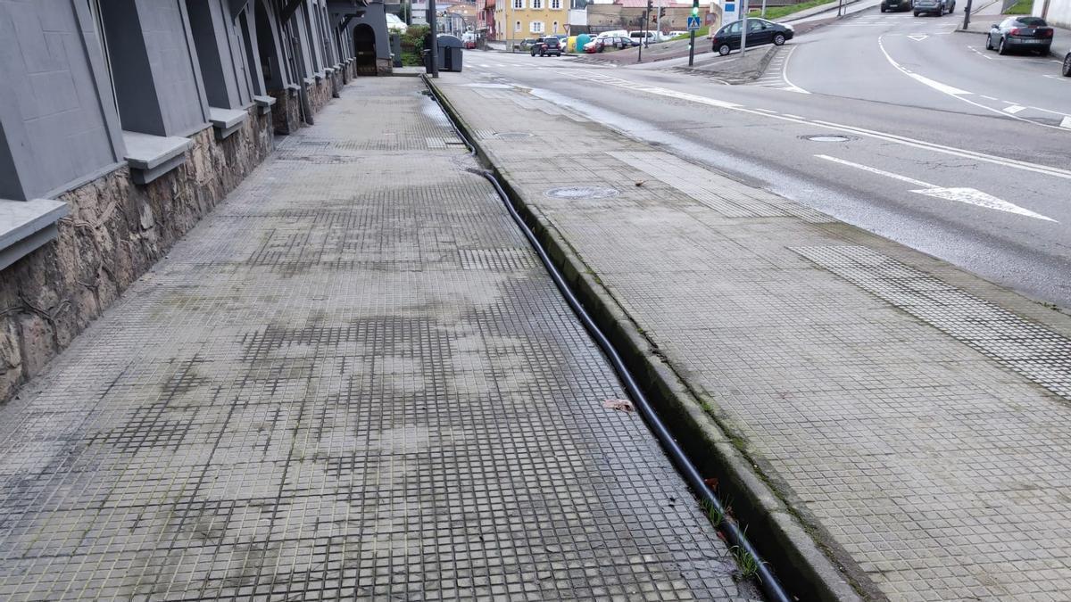 Tramo de la avenida de Los Telares.