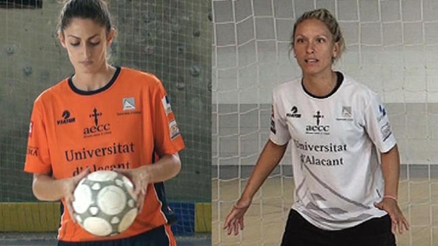 Las jugadoras de la UA María y Sonia, convocadas por la selección