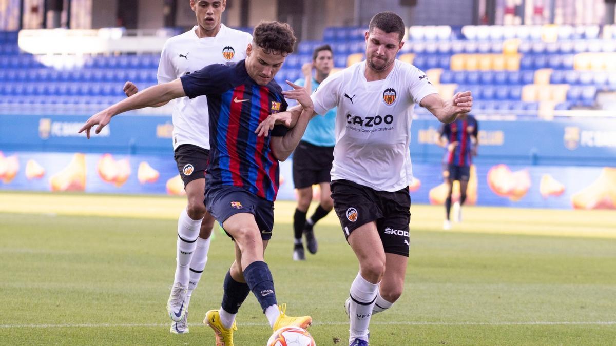 Derrota valencianista ante el Barça Atlètic