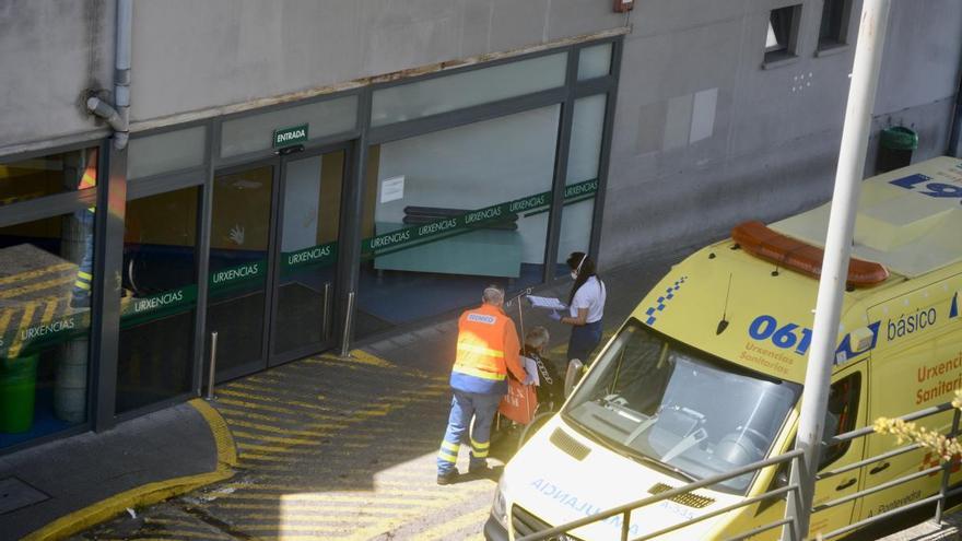 Área de Urgencias del hospital Montecelo de Pontevedra