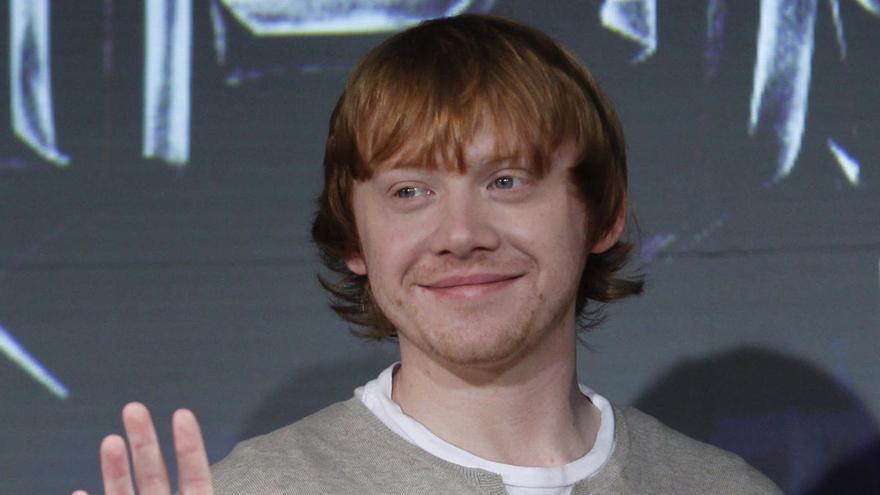 El actor Rupert Grint que interpreta a Ron Weasley en Harry Potter.