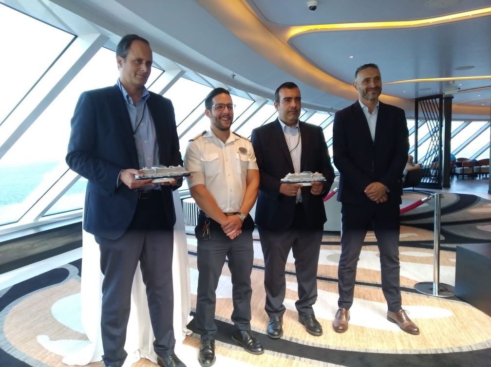 Estreno en Vigo del crucero con sello de Katy Perry