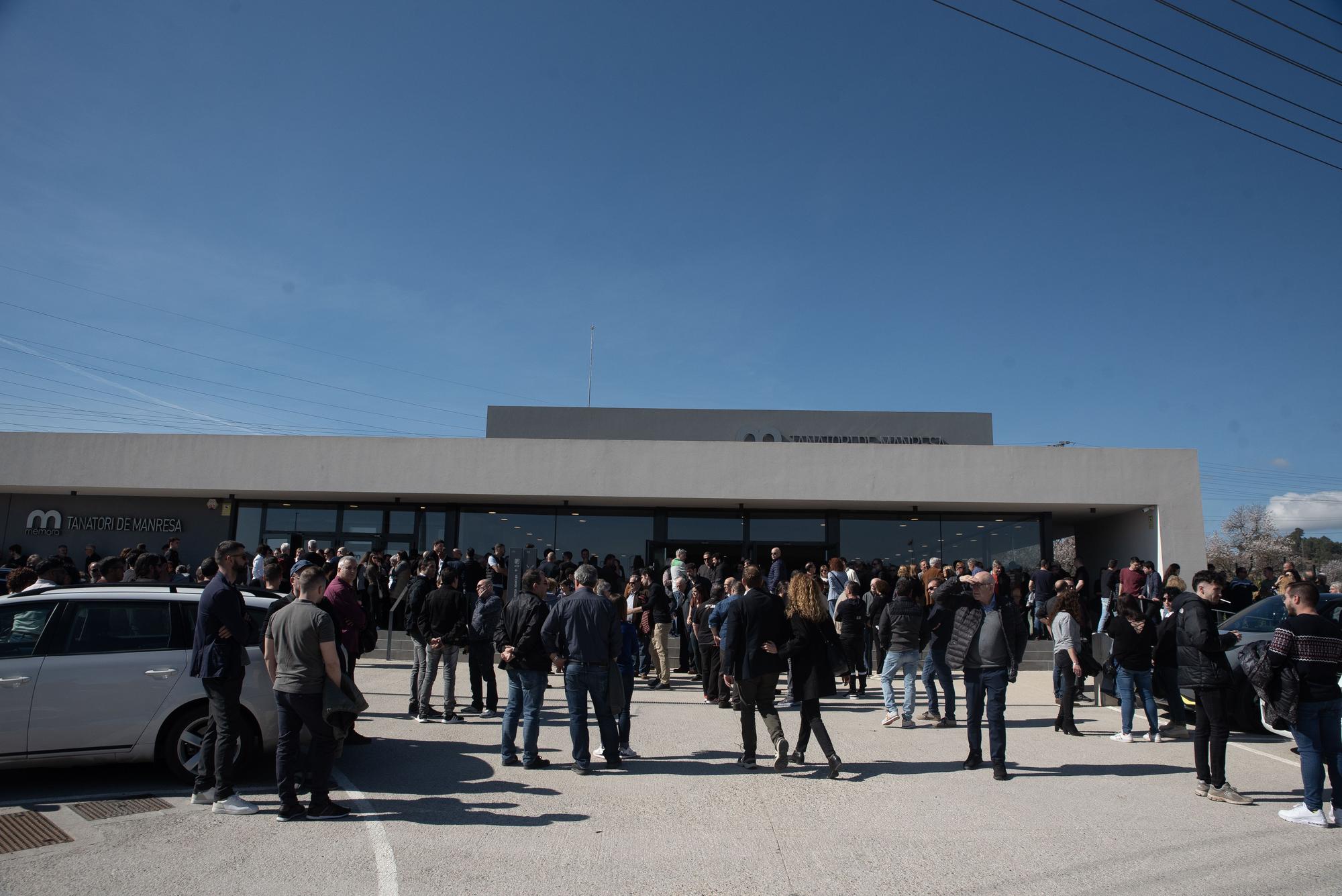 Les imatges del funeral del geòleg Òscar Molina, mort dijous a la mina de Súria