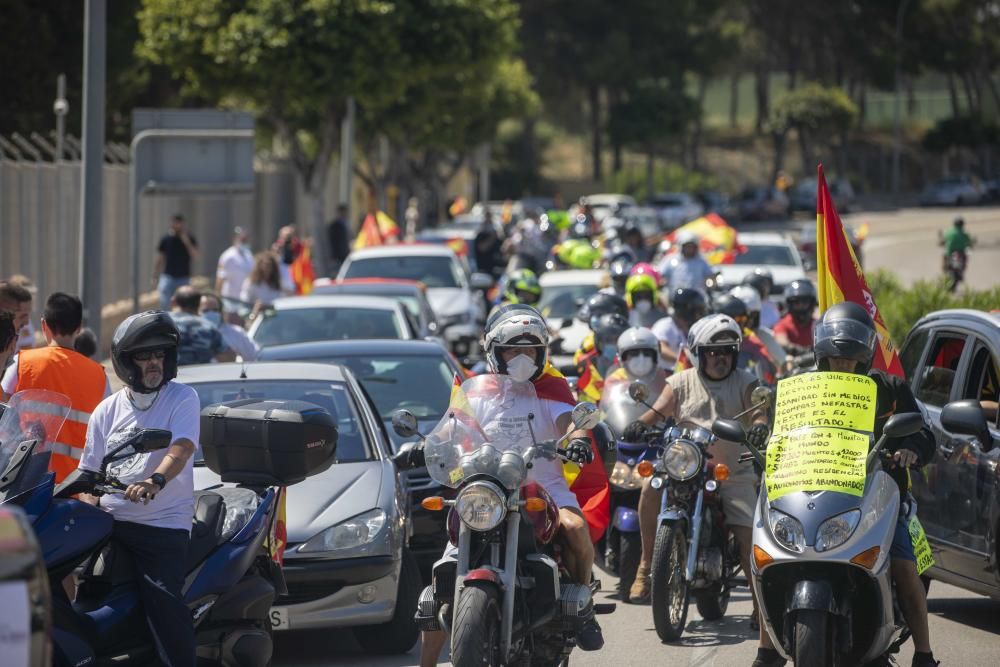 Más de 300 vehículos piden en Palma la dimisión del Gobierno