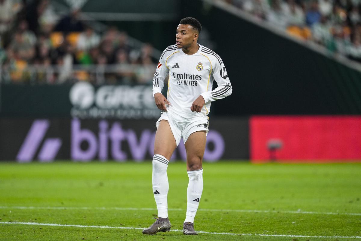 Kylian Mbappé, en La Cartuja