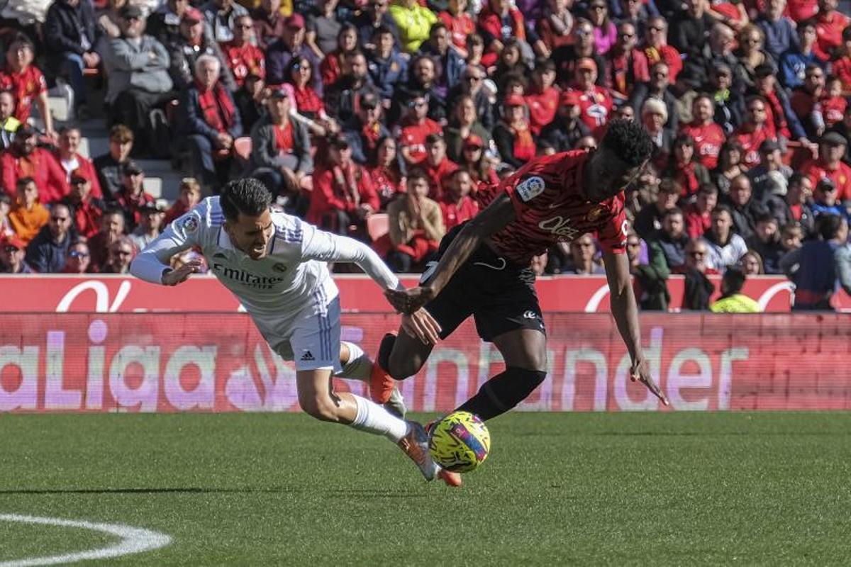 Las imágenes de la derrota del Real Madrid en Mallorca