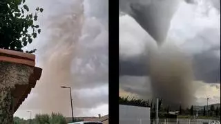 Un tornado sorprende Pomas una localidad del sur de Francia