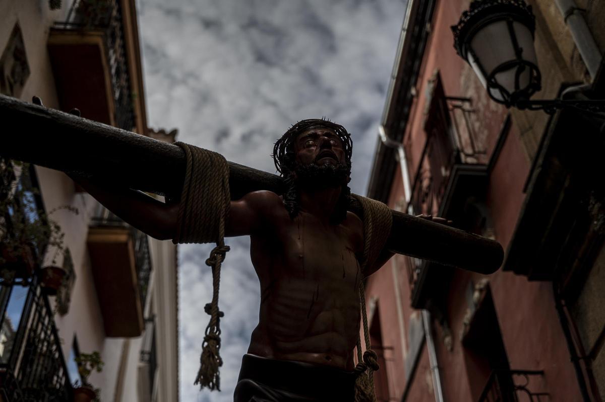Procesión de Jesús Condenado en Cáceres.