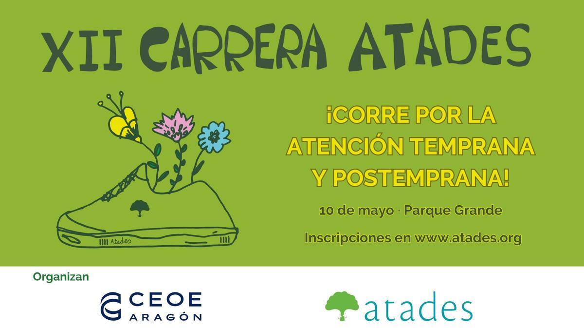 El cartel de la XII Carrera Solidaria ATADES