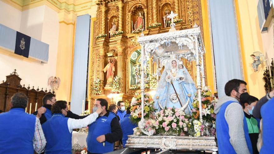 La Virgen de Luna y María Auxiliadora procesionan juntas el 24 de mayo en Pozoblanco