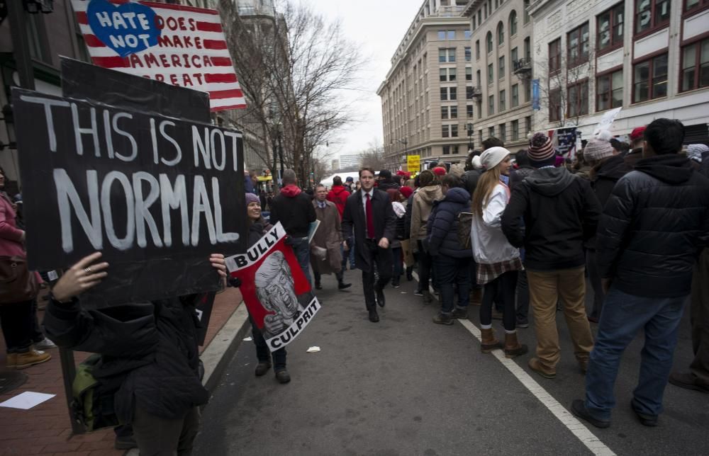 PROTESTAS CONTRA DONALD TRUMP EN WASHINGTON