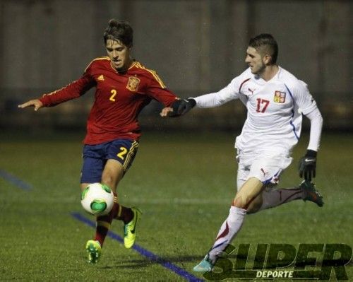 Partido de España Sub19 contra Chequia