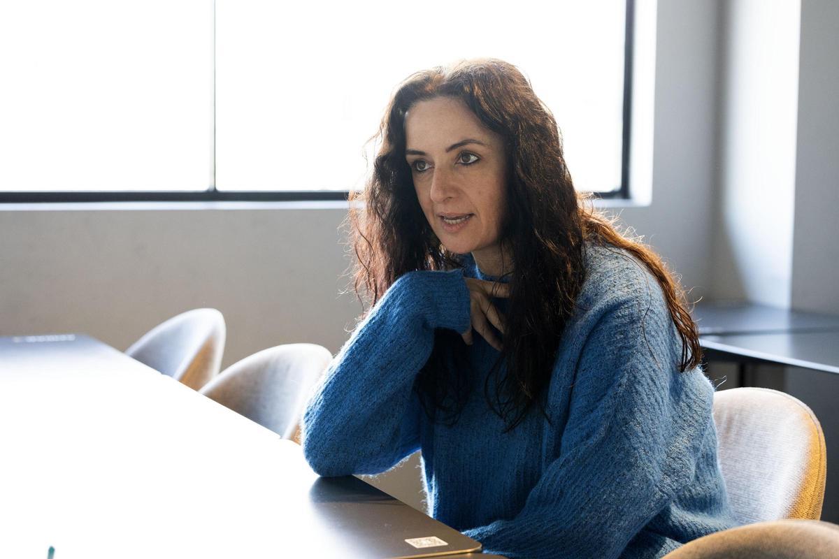 Abengochea, en un momento de la entrevista.