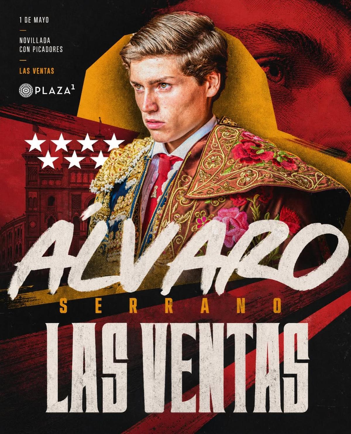 álvaro Serrano hará su presentación en Las Ventas este viernes 1 de mayo en el primero de los festejos de la Feria de la Comunidad