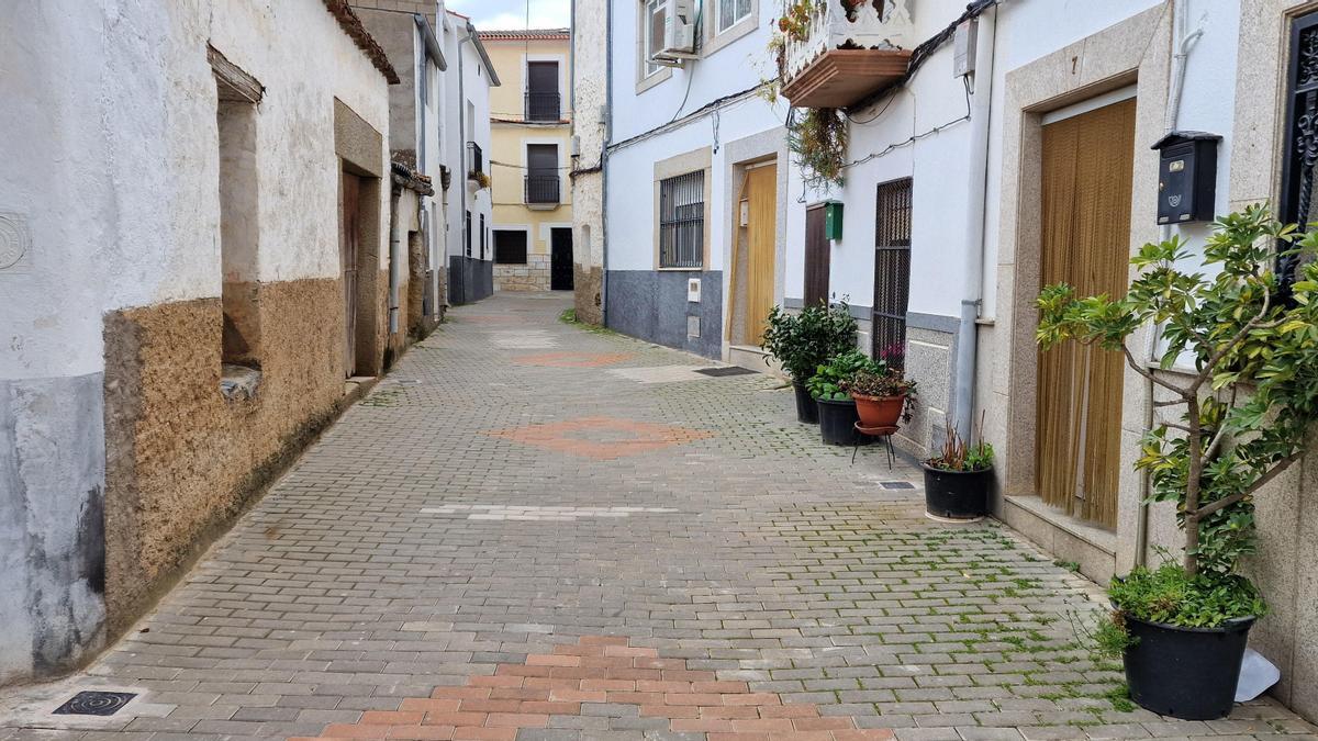 Calle Teodoro Asensio, de Ahigal.