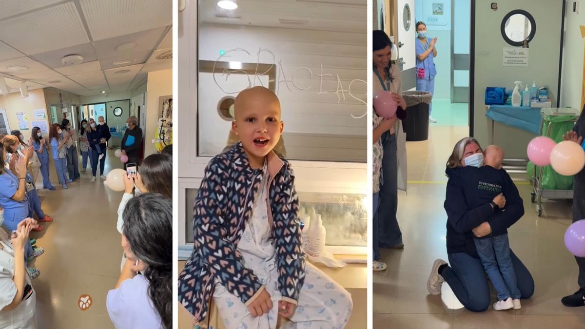 La niña sevillana Victoria Esperanza recibe el alta tras 37 días de lucha y solidaridad