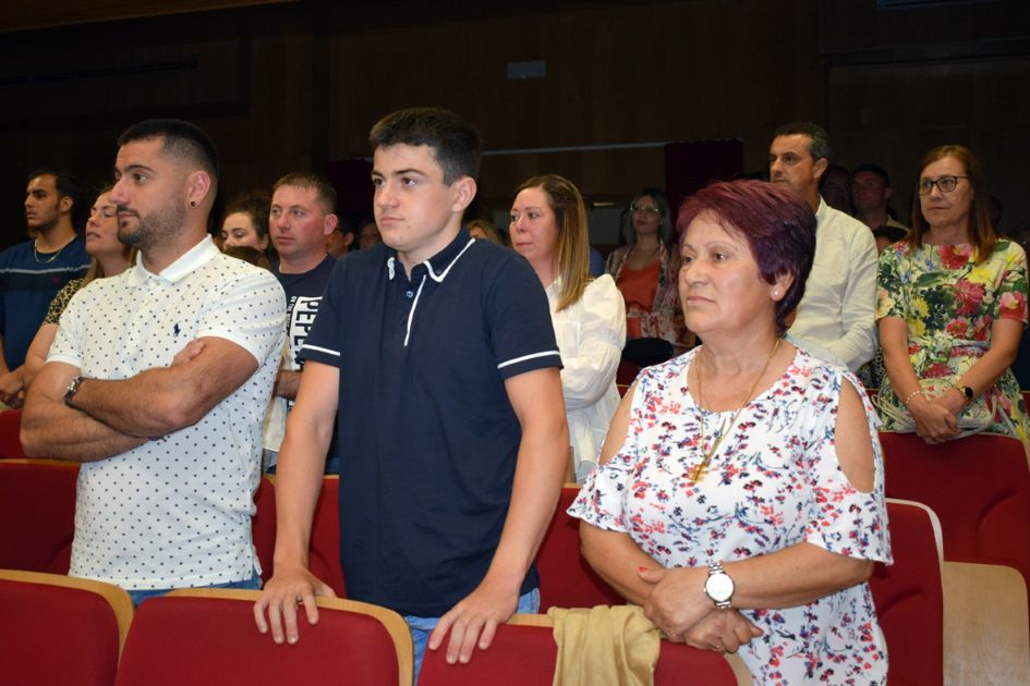 Un momento de la fiesta de graduación del IES de Valga.