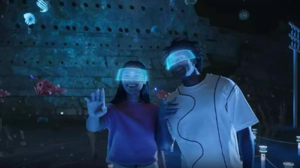 Una de las imágenes de la recreación del Titanic.