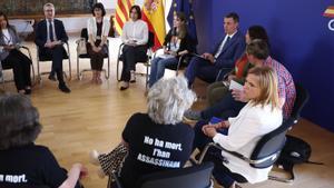 Sánchez promet a les víctimes de la dana un funeral d’Estat a València
