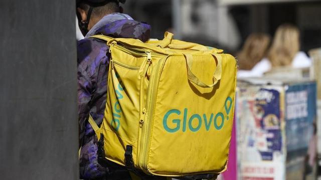 Un repartidor de Glovo.