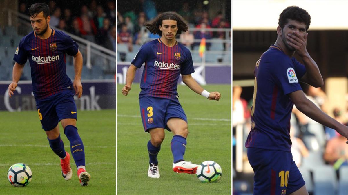 Arnáiz, Cucurella y Aleñá, en la pole para el primer equipo Arnáiz, Cucurella y Aleñá, en la pole para el primer equipo