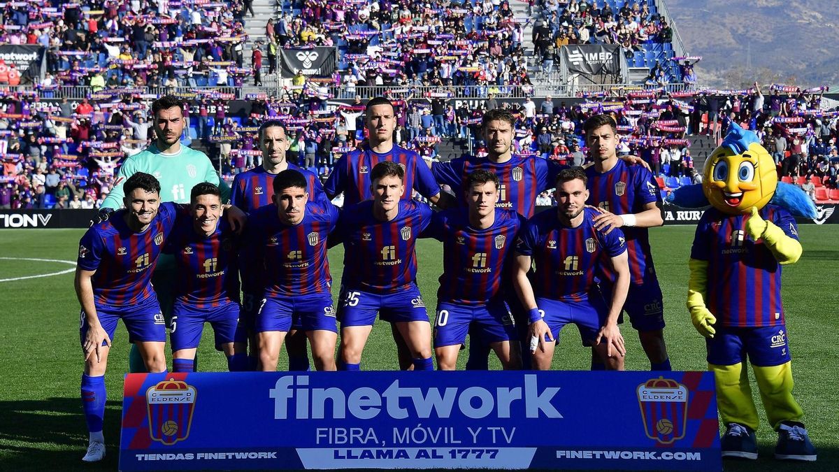 Once inicial del Eldense el pasado domingo ante el Dépor