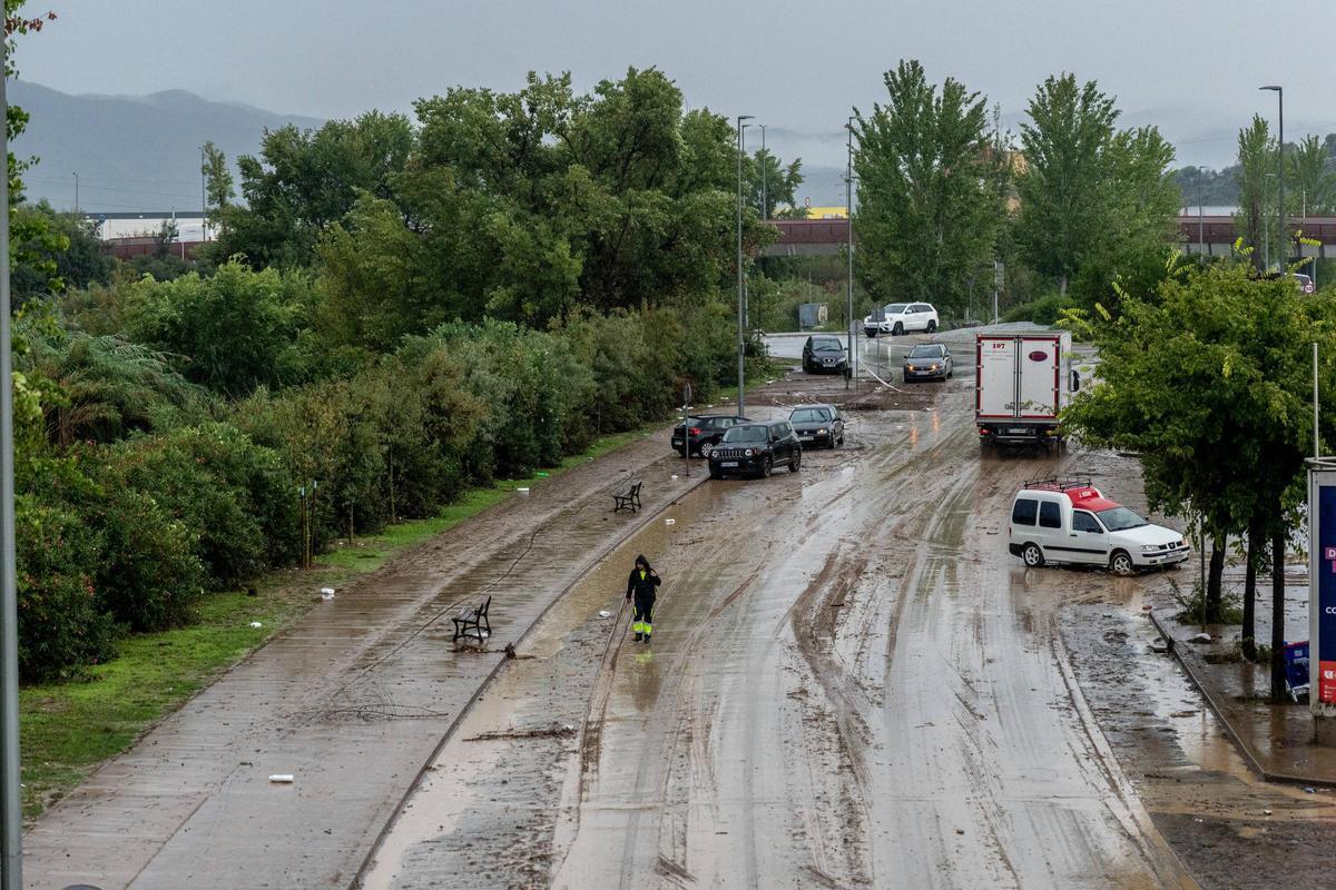 El temporal y las fuertes lluvias golpean Granollers