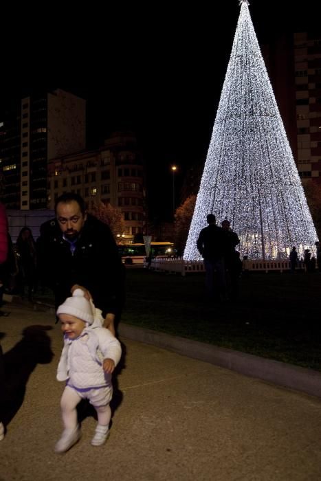 Luces de Navidad en Gijón