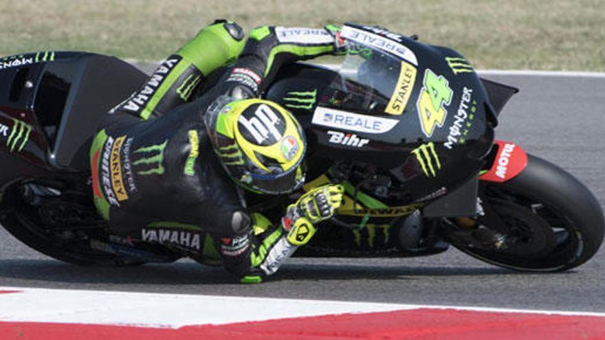 Pol Espargaró, en el circuito de Misano.