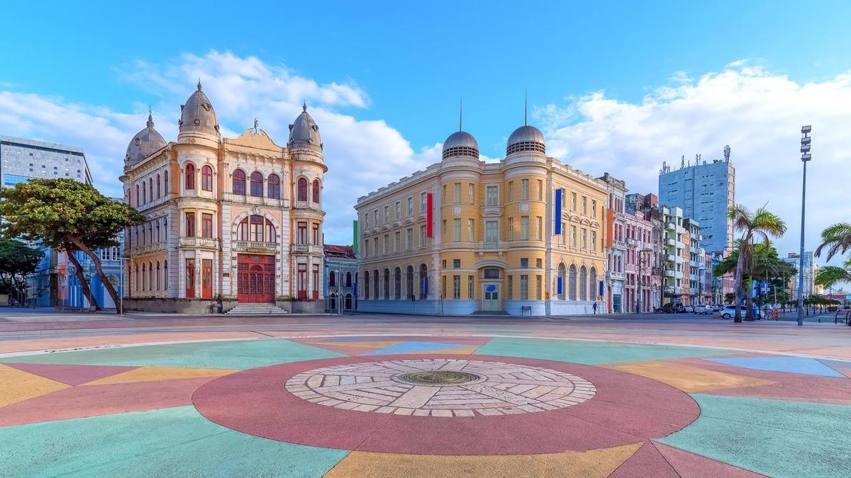 La plaza de Marco Zero es el lugar perfecto para empezar a conocer Recife