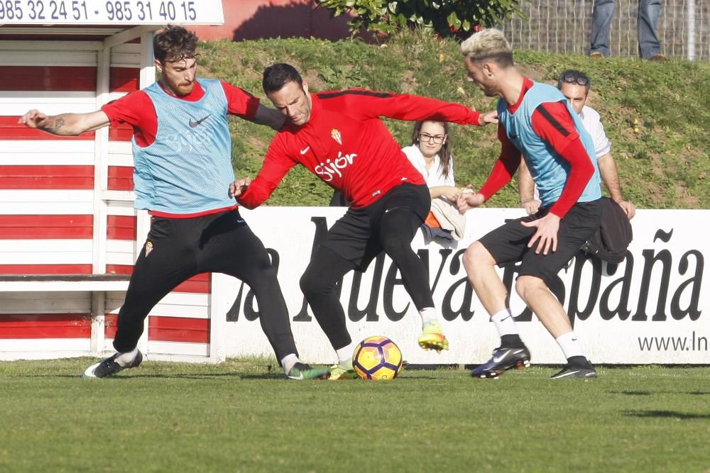 Entrenamiento del Sporting