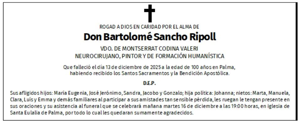 Don Bartolomé Sancho Ripoll