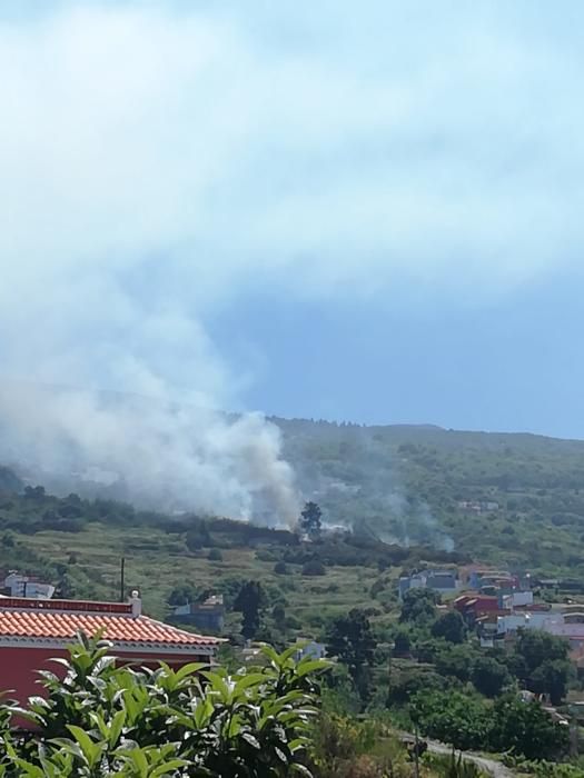 Otro conato de incendio en La Orotava