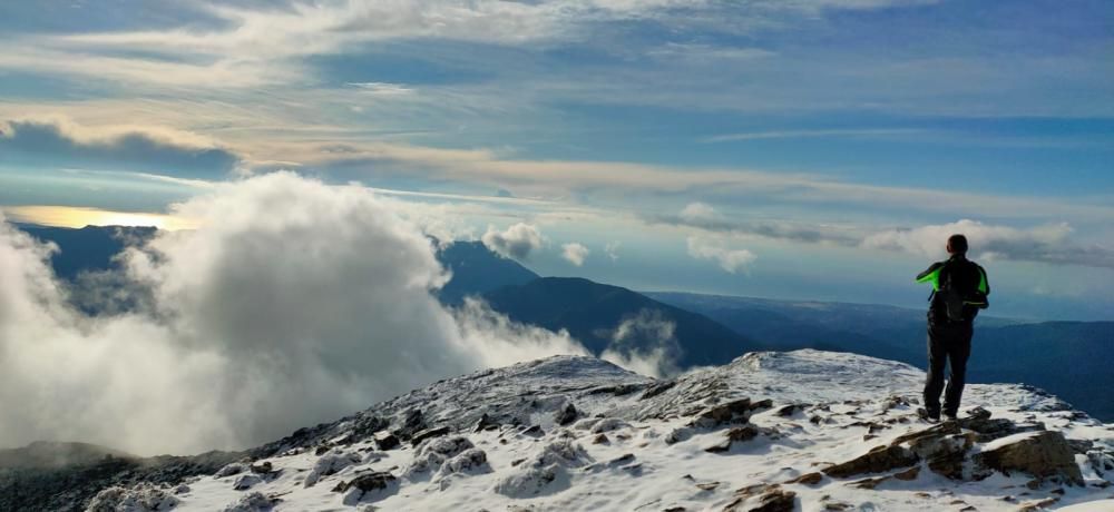 Primera nevada de la temporada en el Torrecilla.