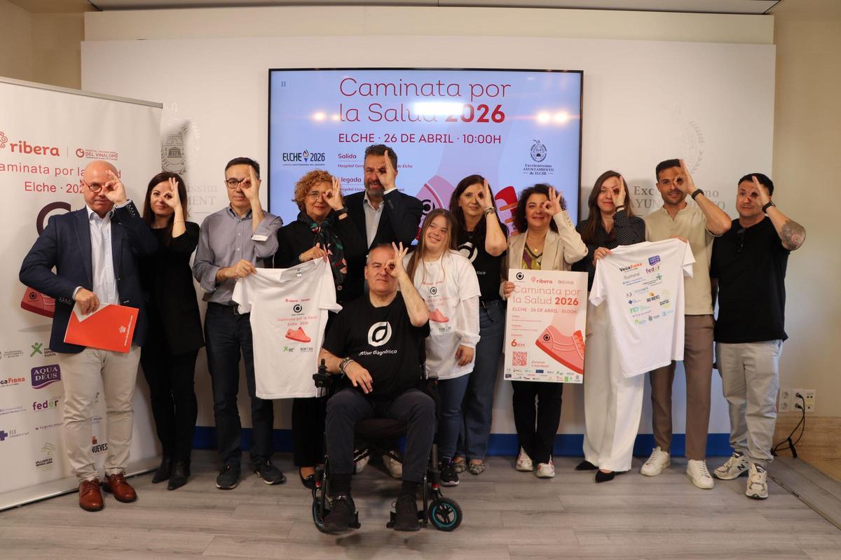 La Caminata por la Salud 2026, que se celebrará el próximo domingo 26 de abril en Elche