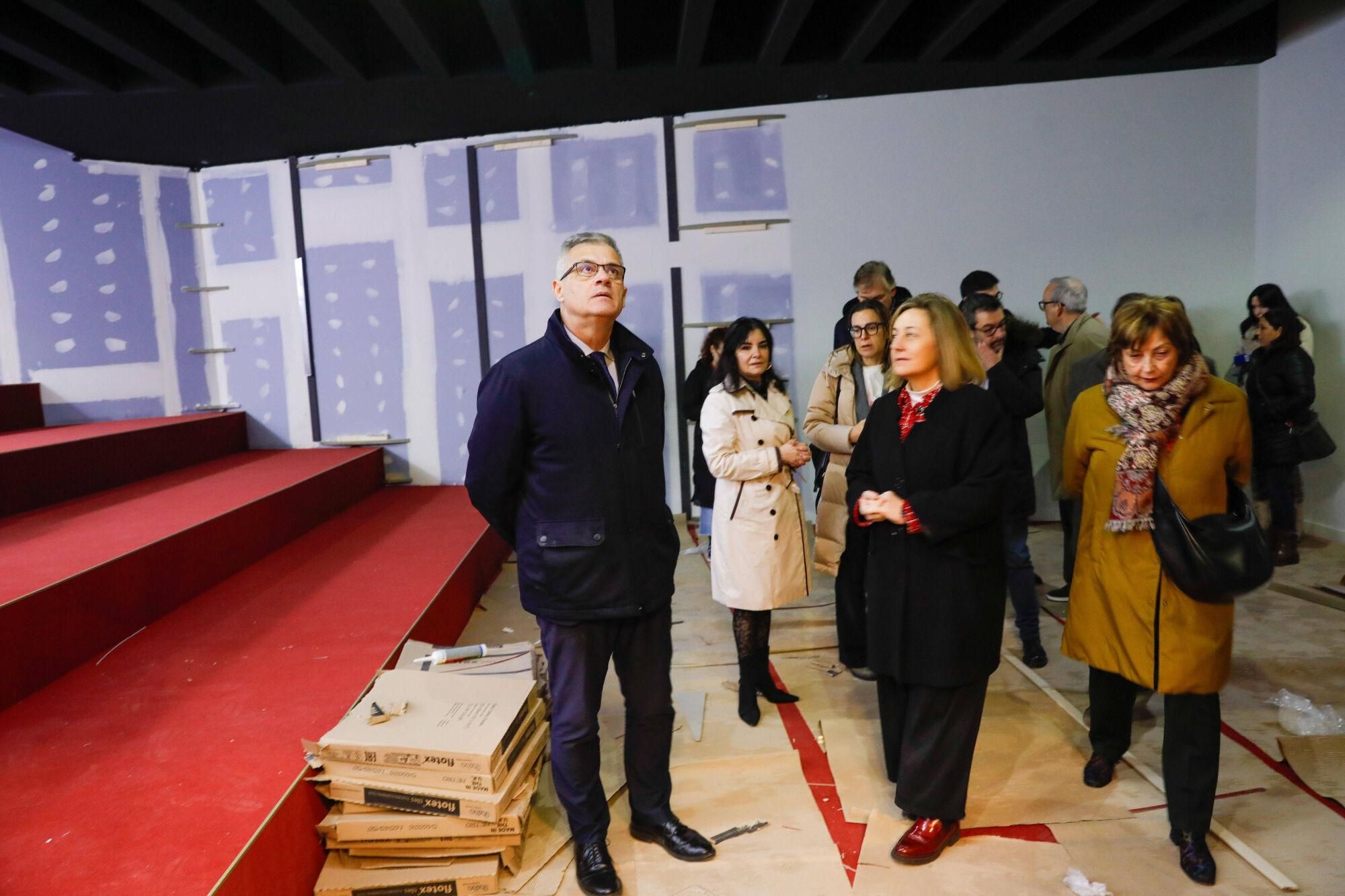 En imágenes: Así avanzan por dentro las obras en la nueva sede del Conservatorio de Avilés