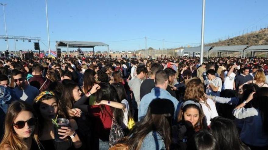 Una fiesta universitaria en Murcia en imagen de archivo