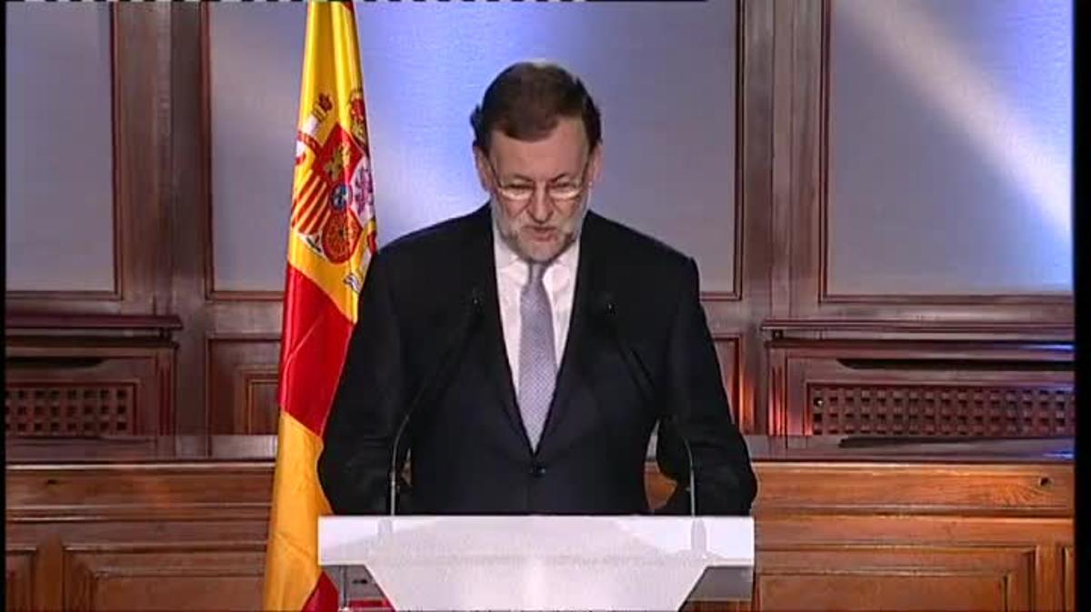 Rajoy posa en marxa el recurs al TC per frenar la ’desconnexió’ de Catalunya.