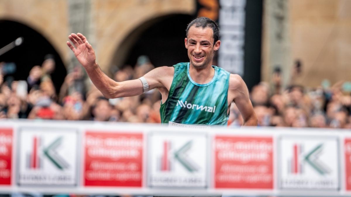 Kilian, el día que logró el récord de Zegama en 2022