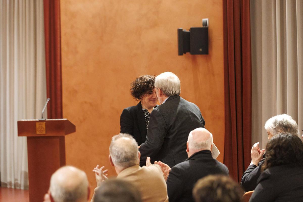 Rosa Clarena, d'El Galliner, amb Joan Morros