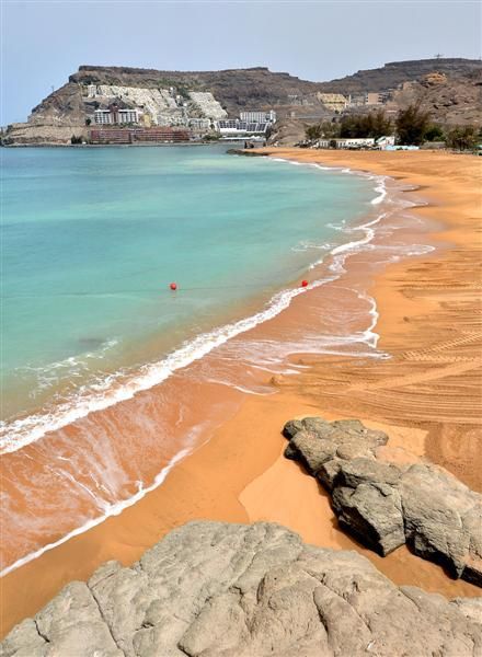 Visita de la Feht a la nueva Playa de Anfi Tauro