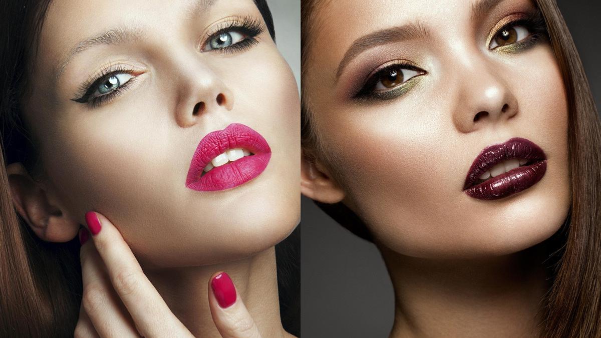 Labios magenta y morados, dos de las tendencias de la temporada