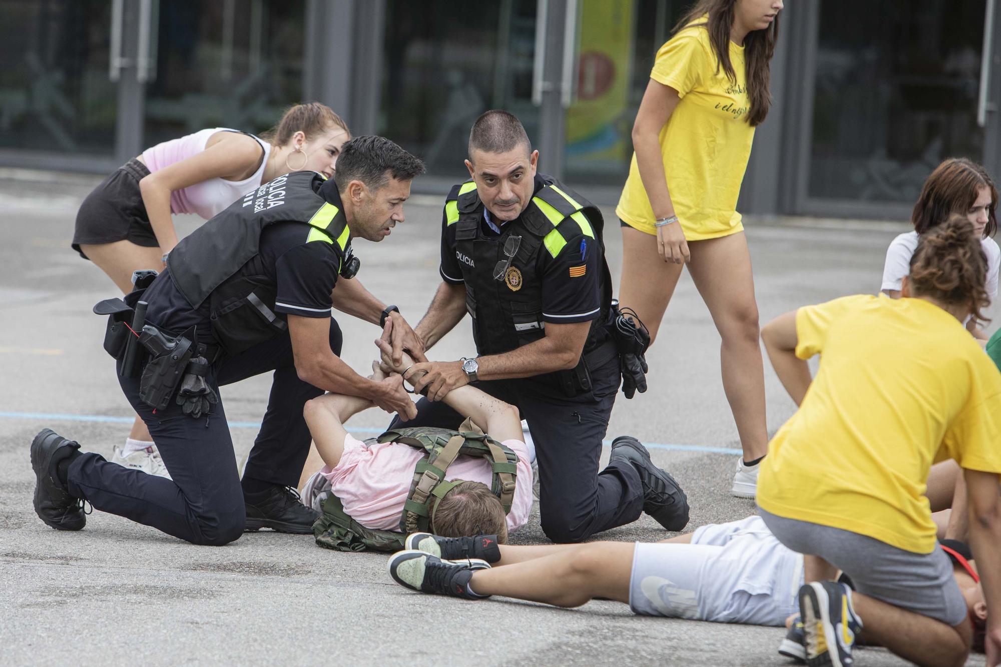 Macrosimulacre de la Policia Local de Blanes