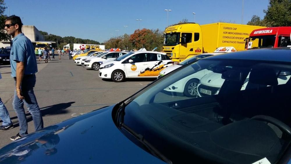 Mobilització a Girona de les autoescoles