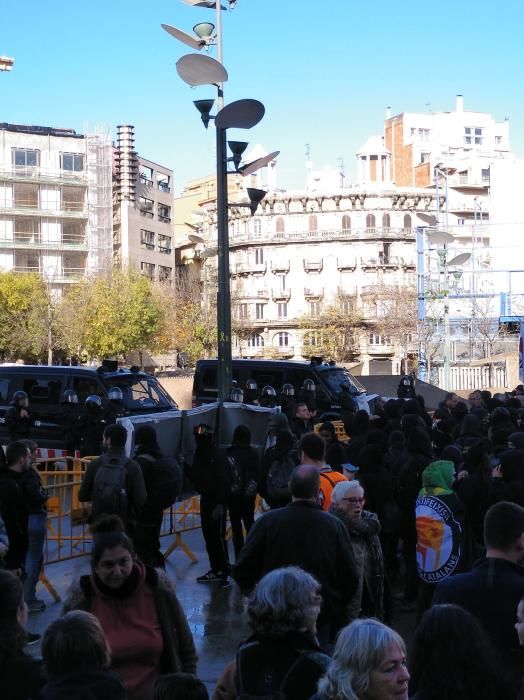 Incidents a Girona en el Dia de la Constitució