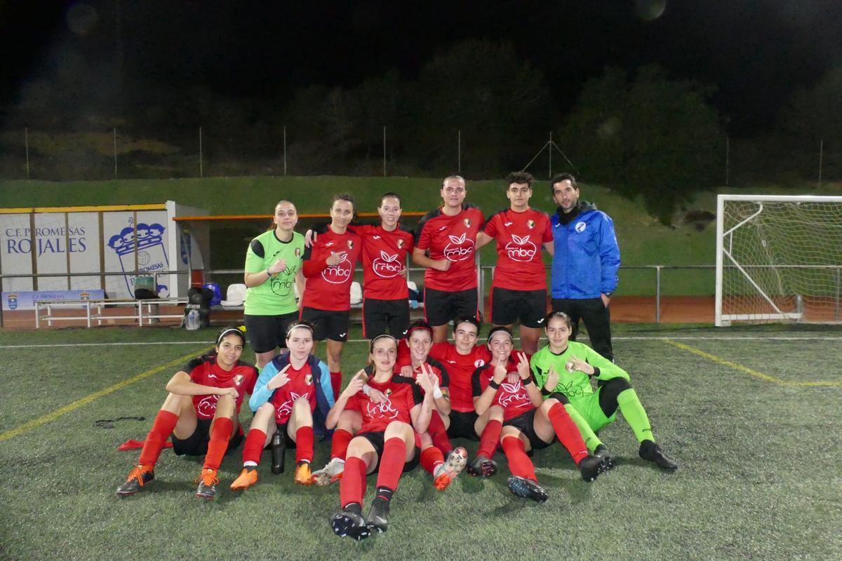 Una imagen del CF Miramar tras su último partido de Liga