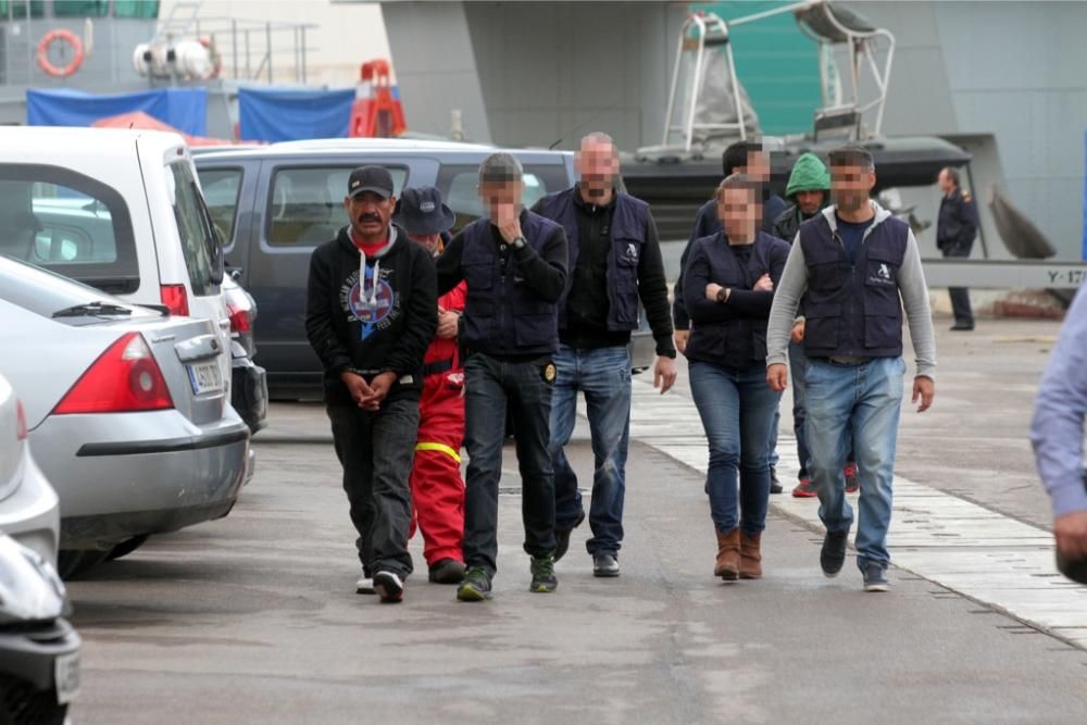 Operación antidroga en la costa de Cartagena