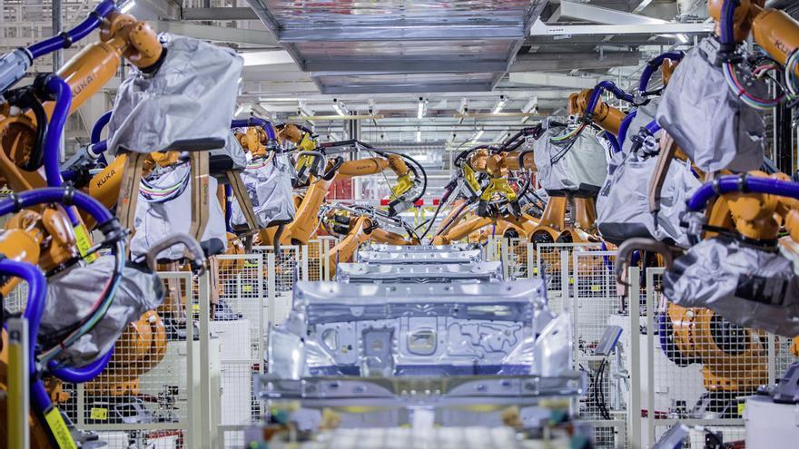 Fábrica de Volkswagen en China.