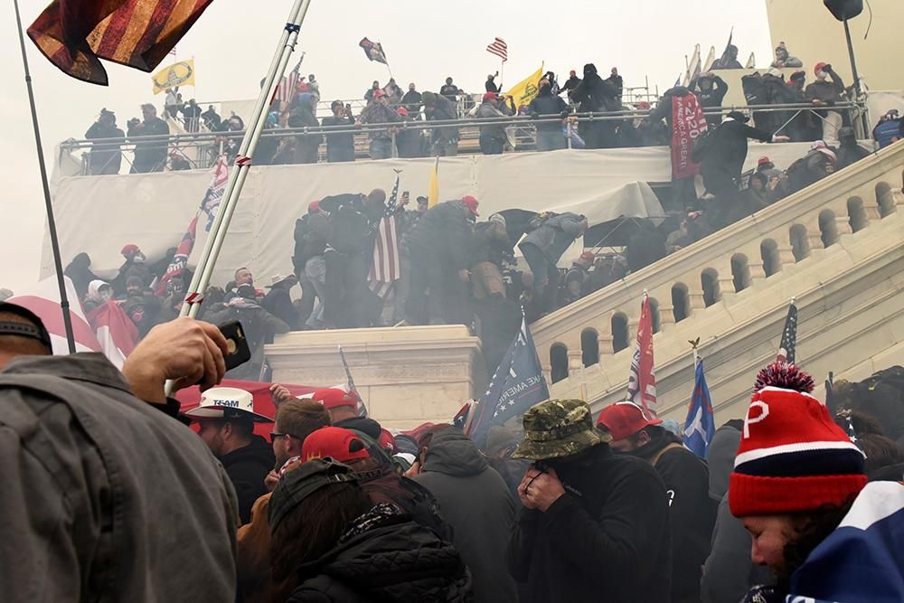 Imágenes del asalto al Capitolio por simpatizantes de Trump